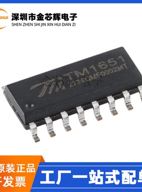 全新原装 TM1651(TA2007) TM1651 SOP-16 7段4位数码管驱动器芯片