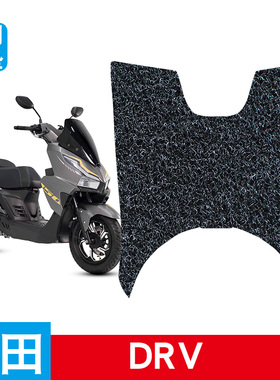 适用于台田DRV踏板摩托车丝圈脚垫TT125T-4D防水耐磨脚垫加厚饰品