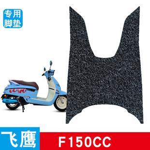 适用于飞鹰F150 专用脚垫电动车丝圈脚踏垫防水耐脏防滑饰品配件