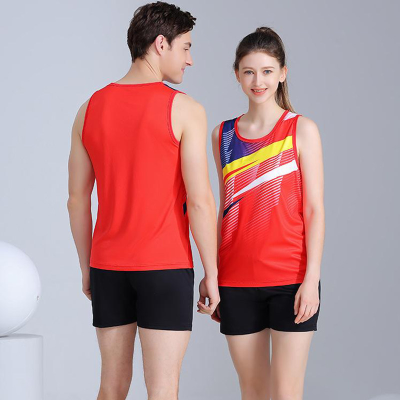 田径训练服男定制长跑比赛服装体考运动背心短跑马拉松跑步套装女