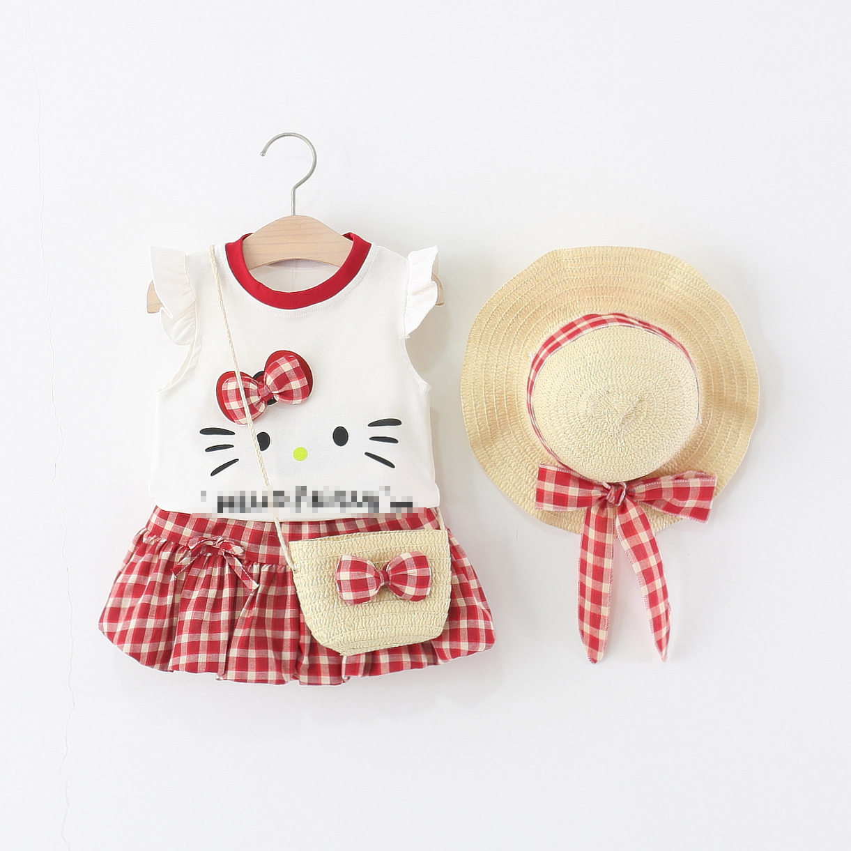 女童套装夏季2025新款洋气时髦小女孩宝宝儿童夏装衣服公主裙子