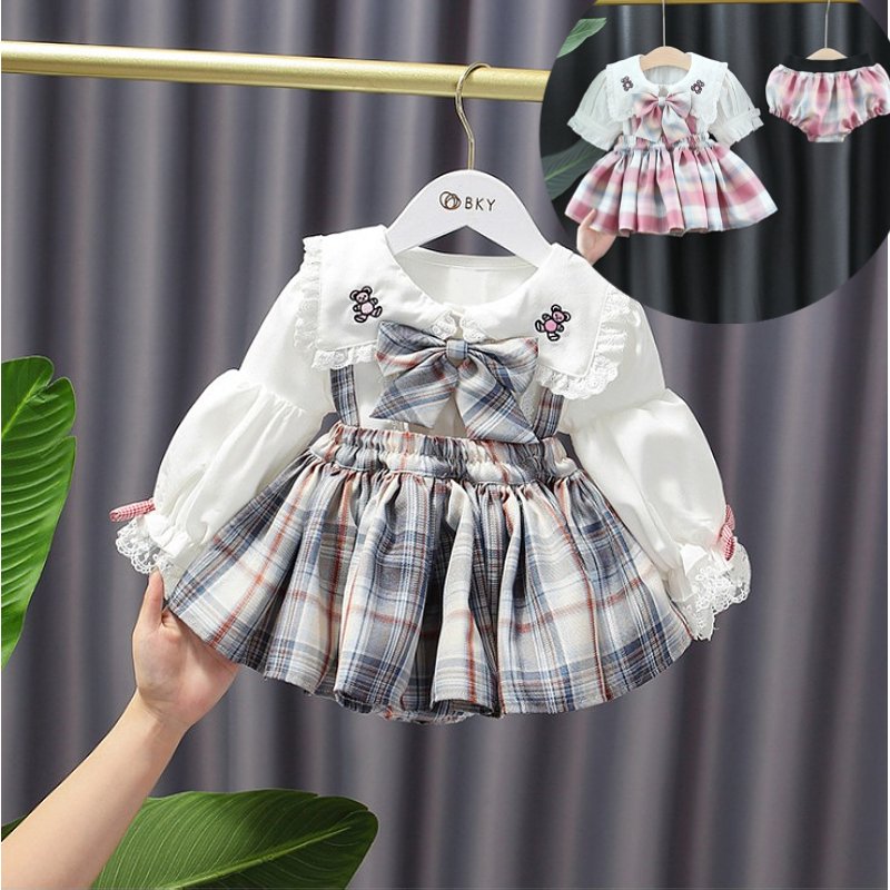 女童秋装洛丽塔公主裙周岁生日