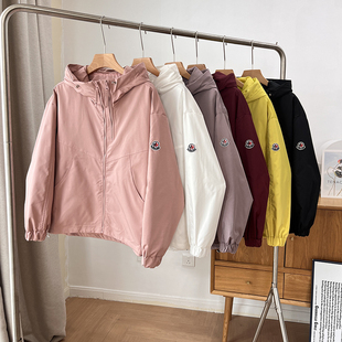 户外山系防泼水连帽冲锋衣夹克外套女上衣 新款 大厂订单 2025春装