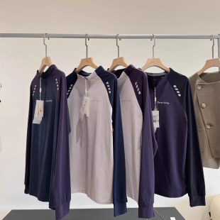 复古运动防晒吸湿瑜伽跑步半拉链速干T恤夏 美式 大厂订单 情侣款