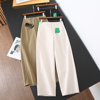 解构分割休闲裤工装奶奶裤女