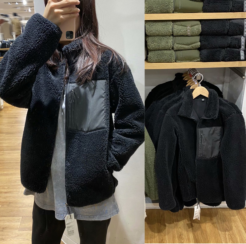 日单试衣间冬装新款防风保暖加厚