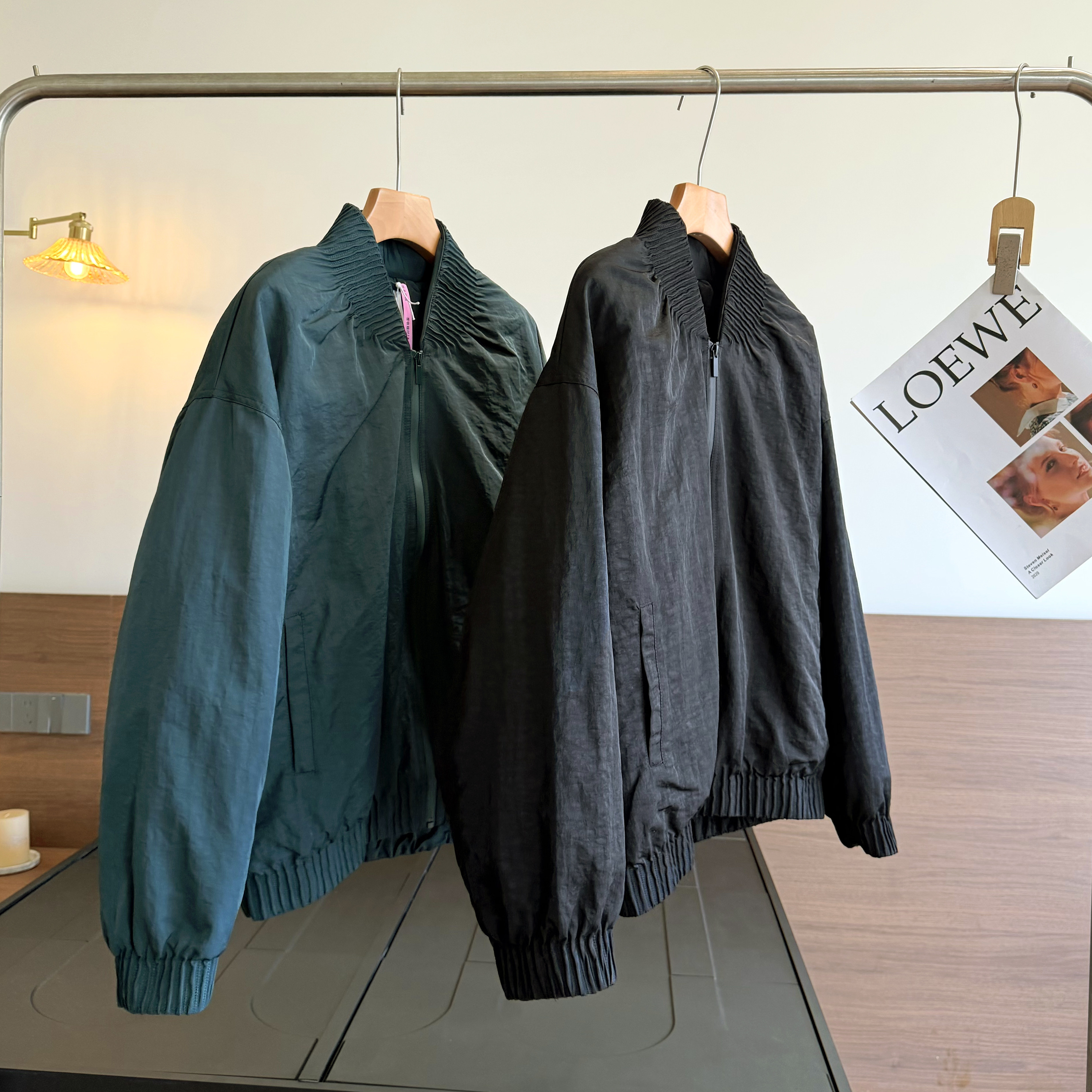 拉链飞行员棉服夹克外套棉衣女冬