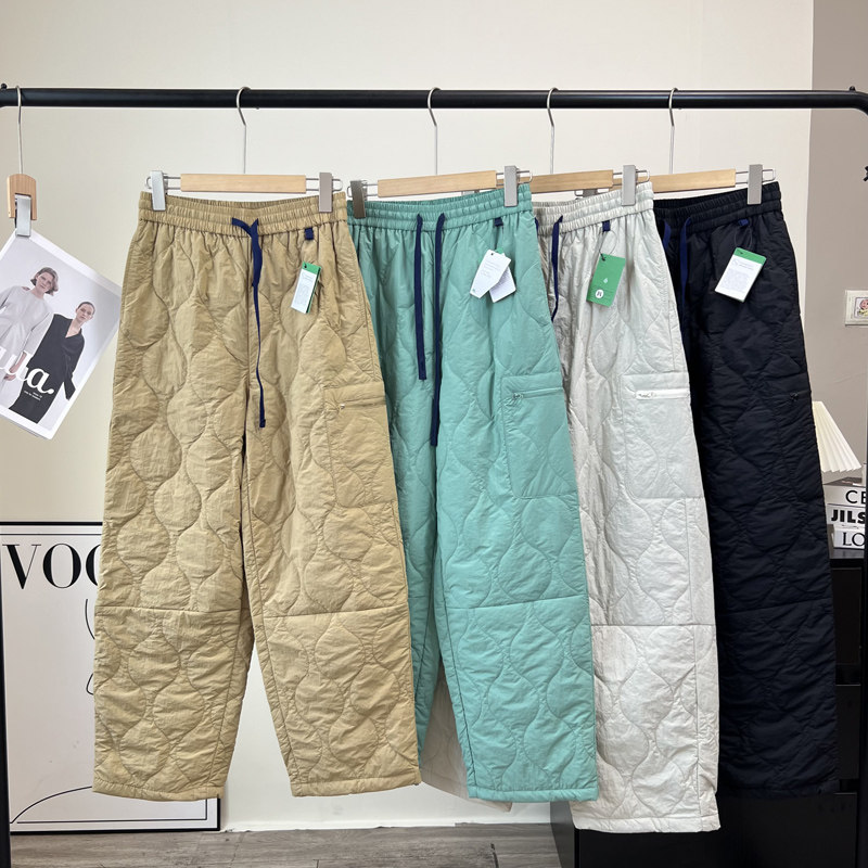 夹棉加厚防风防泼水保暖冲锋裤冬
