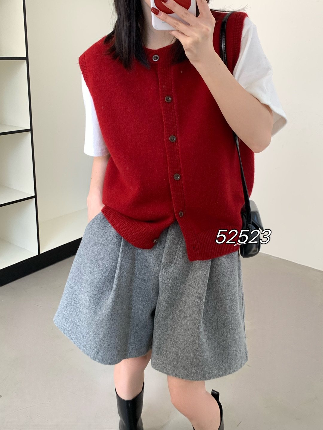 YOYO-叠穿针织单马甲开衫女圆领混纺毛衣背心无袖坎肩外套,女装/女士精品,马夹,淘宝优惠券,粉丝福利购,淘宝优惠卷