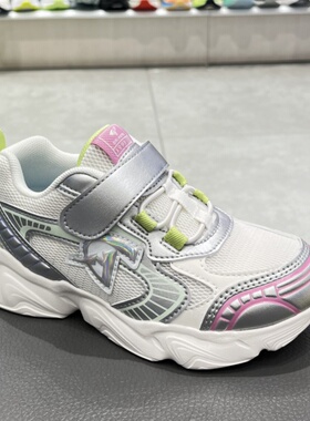 江博士专柜正品2025春新款女童二段透气学步运动鞋1B16A1074BW