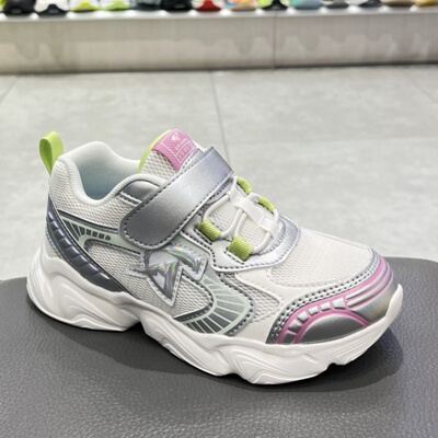 江博士专柜正品2025春新款女童二段透气学步运动鞋1B16A1074BW