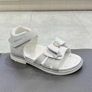 江博士专柜正品2024夏女孩露趾超轻可调节全接触凉鞋S1001068