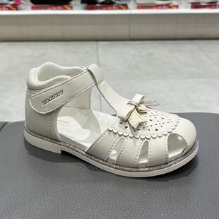 江博士专柜正品2024夏女孩包脚超轻公主可调节全接触凉鞋S1001091