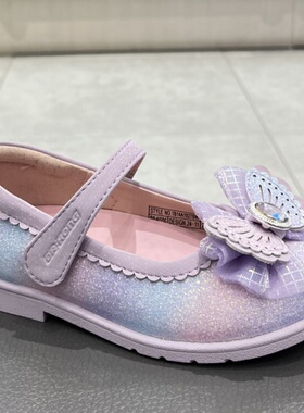 江博士专柜正品2025新春四季女童二段透气学步礼仪鞋1B14A1027BW