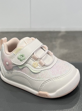 江博士2025新冬款女宝宝一段软底透气防滑步前运动鞋1B13A4049EW