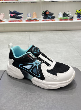 江博士2024春男童三阶段单网透气亲子运动鞋防滑纽扣鞋C1006018