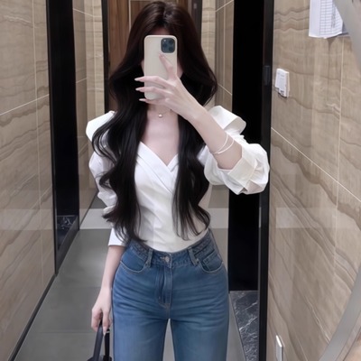 通勤风衬衫时尚2025年冬季新款