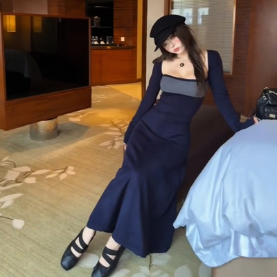 日系时尚2025年冬季新款连衣裙