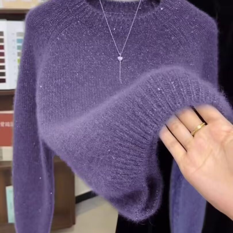 毛针织衫时尚2025年冬季新款
