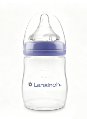 Lansinoh 兰思诺 160ml PP塑料奶瓶 可连吸奶器做储奶瓶
