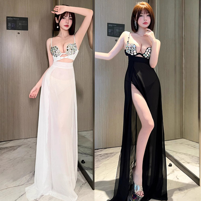 历史底价！夜场选秀深V舞台礼服