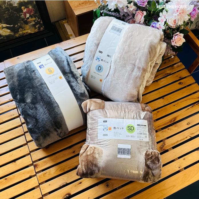 日式吸湿发热抗菌防静垫法兰绒床垫 各种尺寸 尼*力专利 冲销售