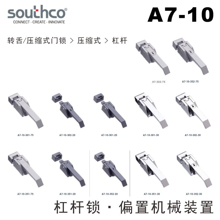索斯科SOUTHCO偏心杠杆门锁