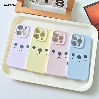 Reverie适用苹果16Promax手机壳新款15液态硅胶可爱卡通原创趣味小熊ins全包iPhone13保护套14防摔情侣图案