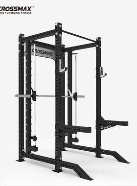 龙门架内置史密斯架深蹲架框式卧推架家用多功能一体架健身房器械