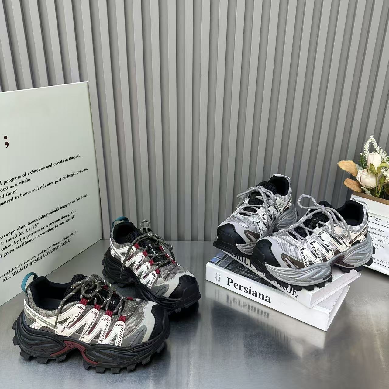 欧货厚底登山老爹鞋女2026秋季轻便增高显脚小户外旅游休闲运动鞋