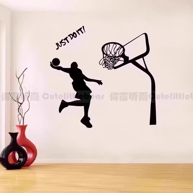 篮球俱乐部PVC墙面装饰墙贴纸