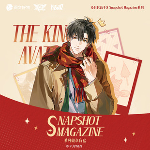 全职高手周边Snapshot 阅文好物 Magazine系列徽章 Hitcard 现货