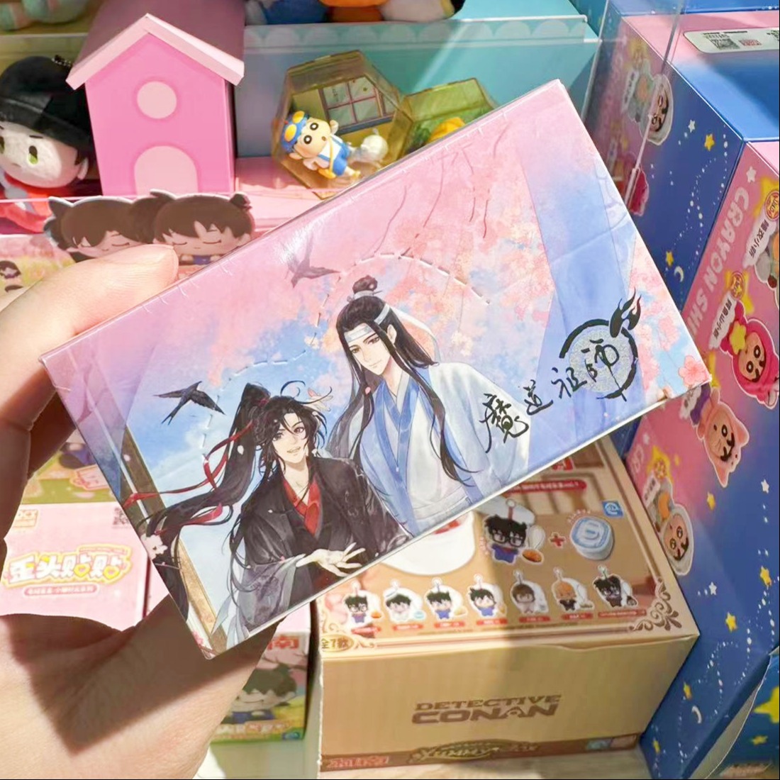 【正版】魔道祖师吧唧盲盒花韵染