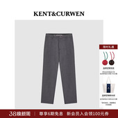 学院风简约微阔腿西裤 KENT&CURWEN 肯迪文年秋冬系列男士