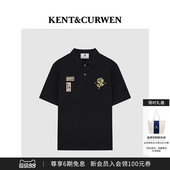 POLO衫 玫瑰刺绣纯棉短袖 肯迪文春夏系列男士 KENT&CURWEN