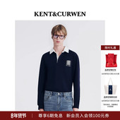 KENT&CURWEN POLO衫 肯迪文2025年秋冬系列男士 撞色运动风纯棉长袖
