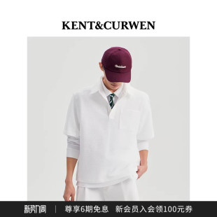肯迪文夏季 POLO衫 系列男士 条纹肌理感短袖 宽松版 KENT&CURWEN