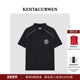 肯迪文2025夏季 新品 男学院风玫瑰徽章运动短袖 KENT&CURWEN POLO衫