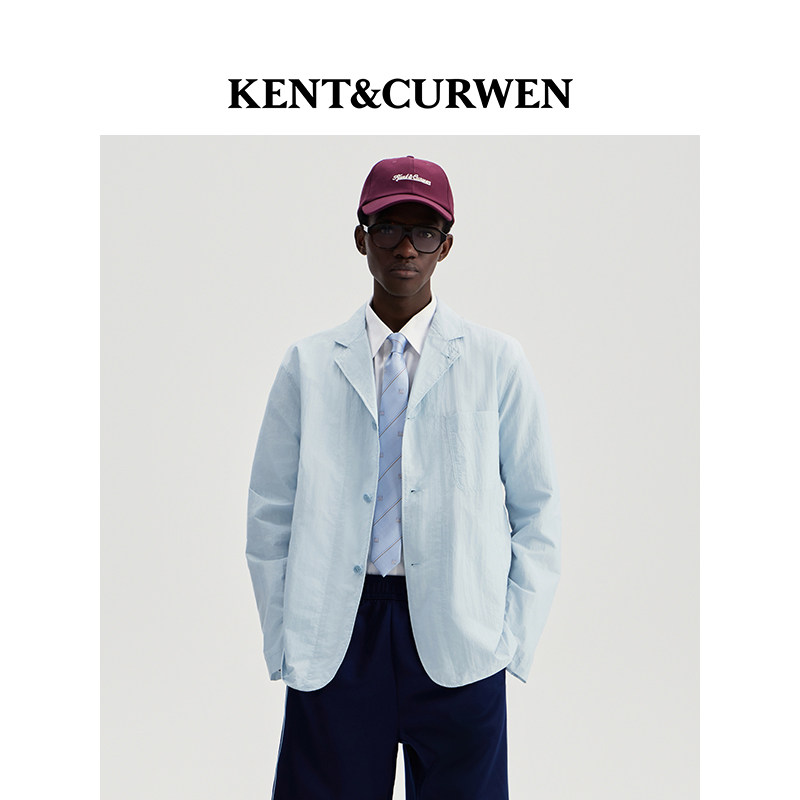 KENT&CURWEN肯迪文春夏男士轻薄商务休闲西服舒适单排扣西装外套