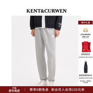 束脚纯棉休闲玫瑰刺绣卫裤 KENT&CURWEN 肯迪文秋冬系列男女款