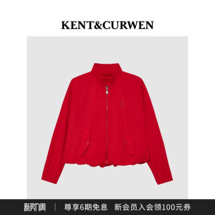 新品 肯迪文2026春季 KENT&CURWEN 玫瑰刺绣夹克外套 刘雨昕同款