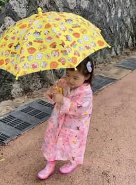 日本进口便携超薄连帽雨衣雨伞