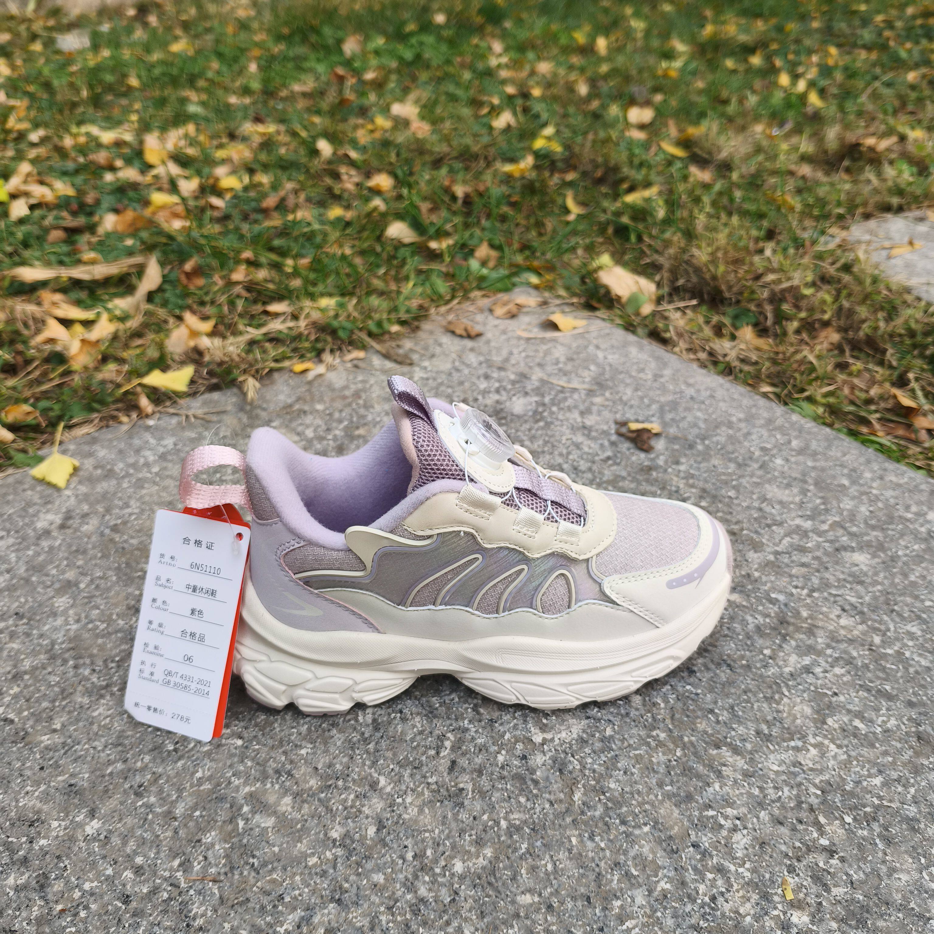 台湾红蜻蜓冬款二棉女童鞋2024新款儿童运动鞋商场同款轻便跑步鞋