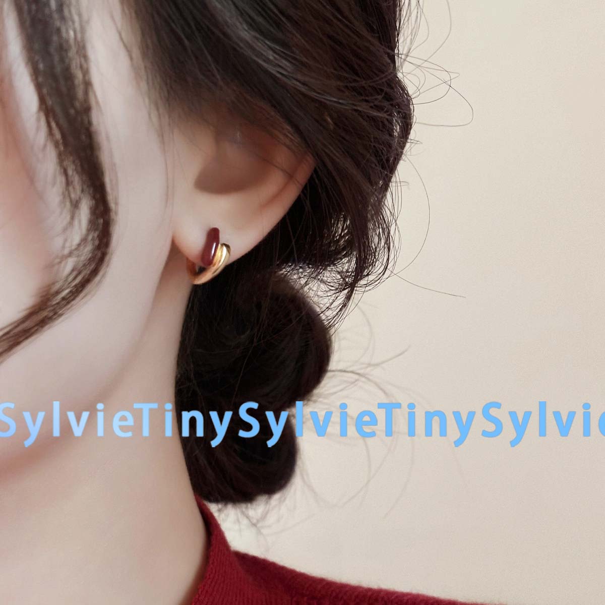 TinySylvie轻奢迷你滴釉耳环