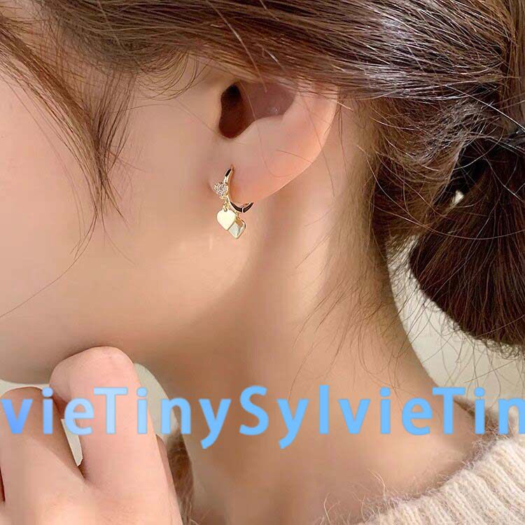 TinySylvie极简温柔小金素耳环