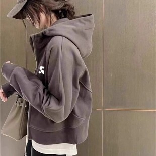 【·RR奢享】小众百搭连帽卫衣外套女慵懒风宽松百搭长袖开衫