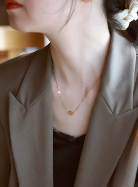 TinySylvie轻奢字母项链女