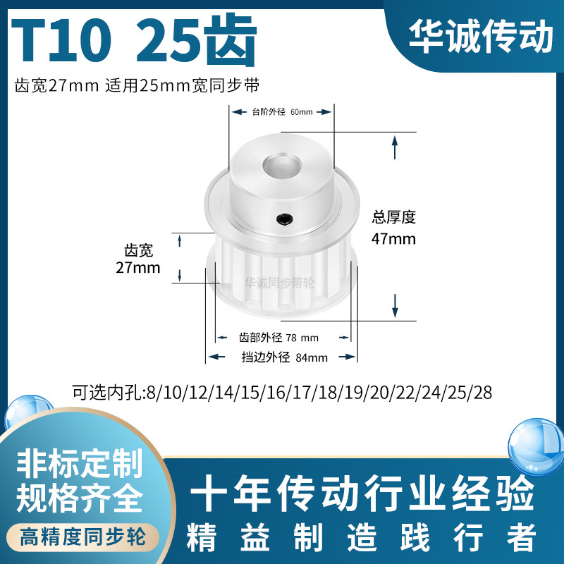 规格全同步带轮HUACHENG大量现货