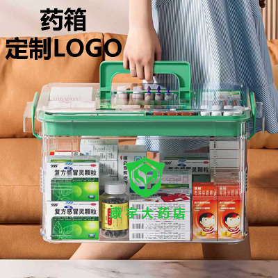 多层透明高端医疗急救药盒数家珍