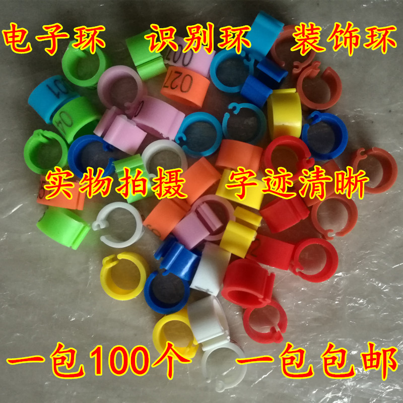 鸽子用品用具 卡口数字识别环信鸽肉鸽足环开口环 鸽子脚环统一环